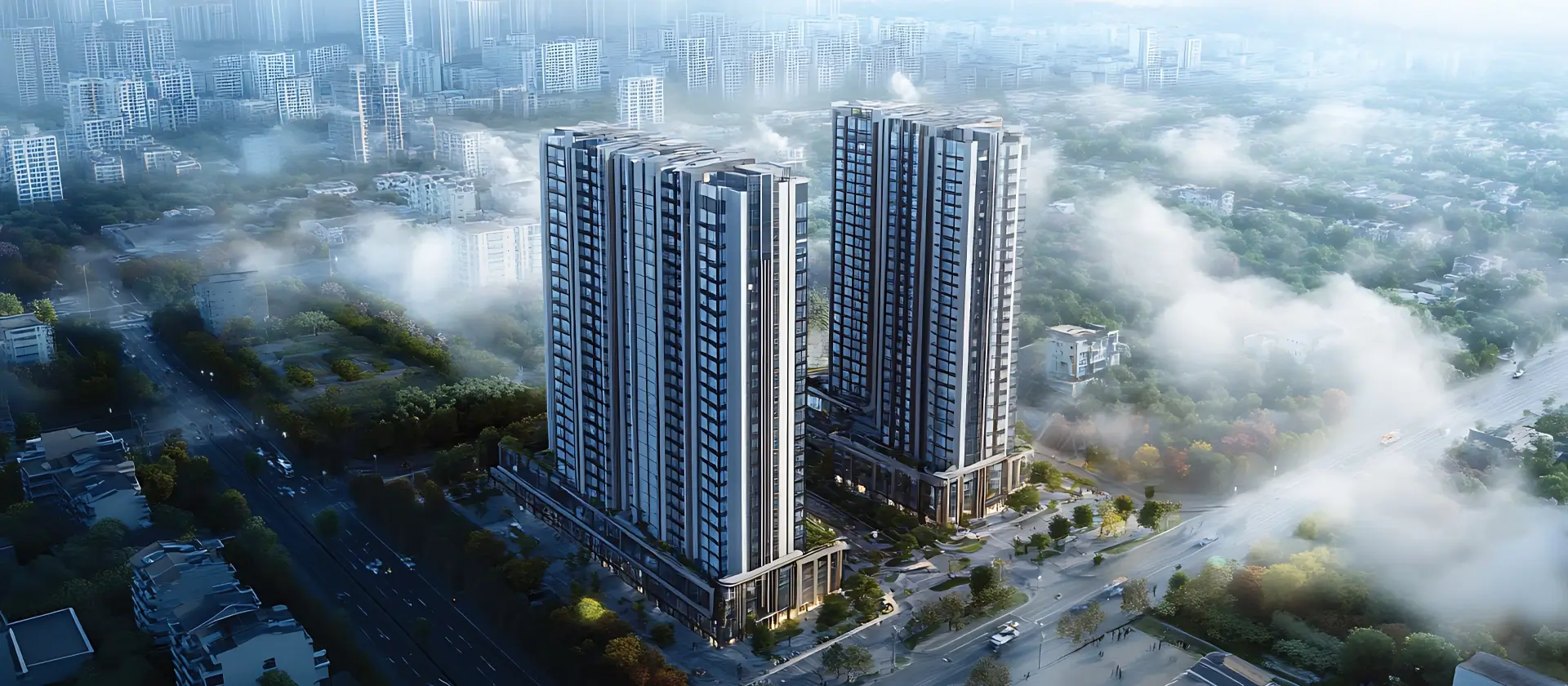 Upcoming high rise apartment